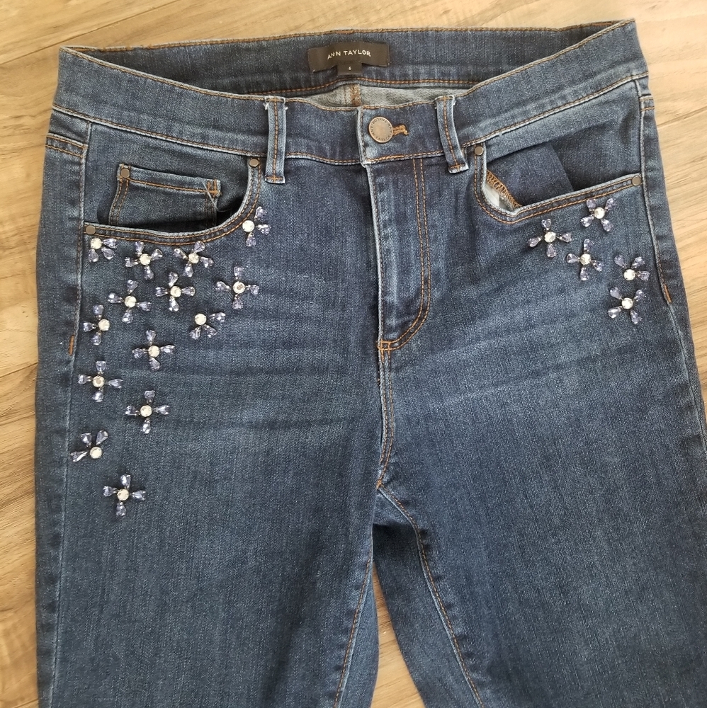 Ann Taylor women's skinny jeans size 6 - Picture 2 of 5